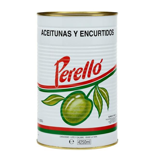 Aceituna Gordal (con hueso).  2,5 Kg.
