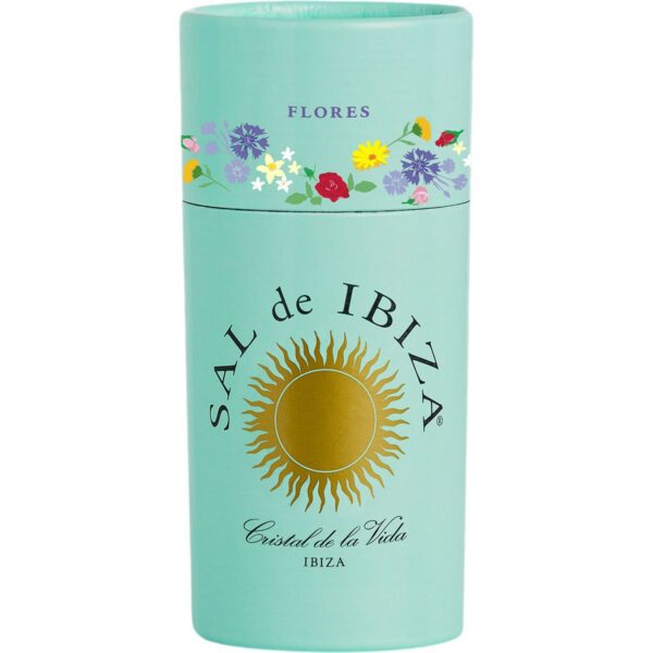 Sal de Ibiza con flores . 75 g.